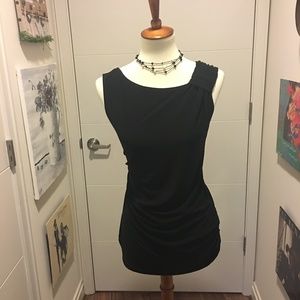 Torrid shoulder detail runched drape top NWOT